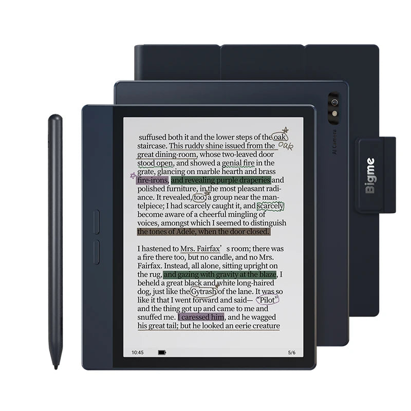 Bigme B7 ebook reader, 7'' e-ink ereader, 300PPI, 8+128GB, Android 14 open system, Handwritten e-book tablet w/ 5MP rear camera