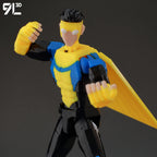 9L3D Superhero Team Invincible Boy Heroes Action Figure Lucky13 Dummy13 Multi-Colored T13 Multi-Jointed Collectible Toys Titan13