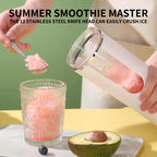 New 530ml Portable Juicer Wireless USB Charging Crushed Ice Electric Juicing 12 Blade 4 Gears 7.4V Mini Fresh Juice Blender