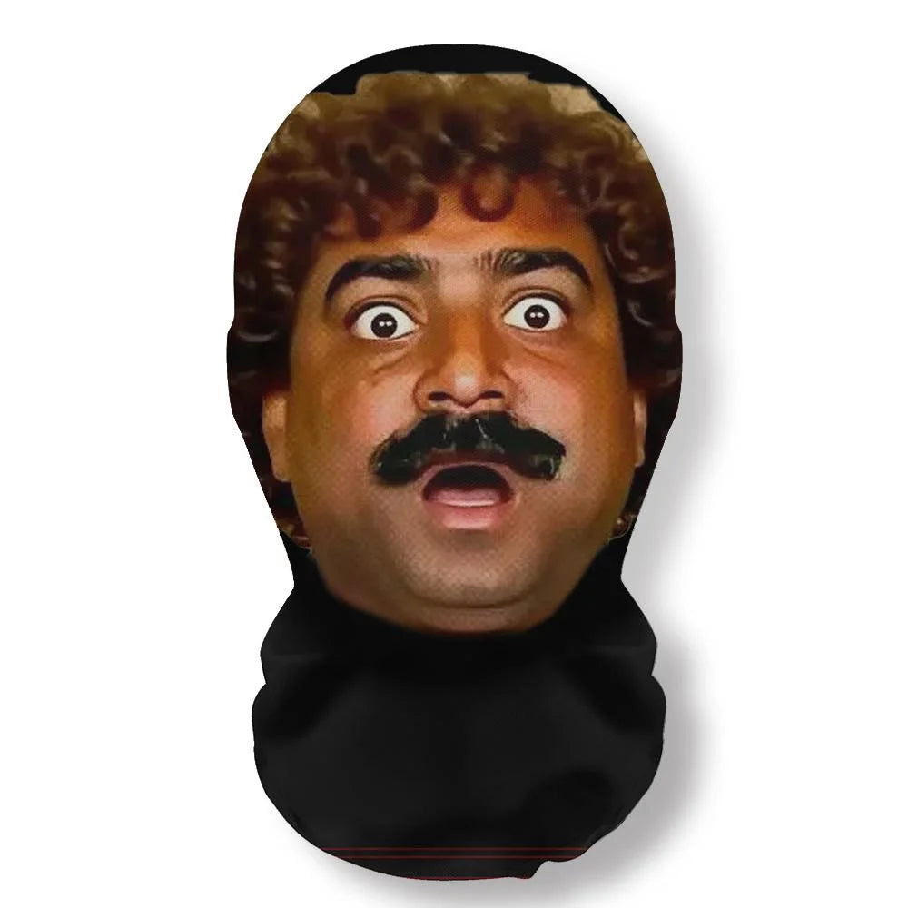 Funny Indian Facial Expression Spoof Abstract Humorous Mask Novelty Live Streaming Outdoor Prop Cosplay Costume Accessories