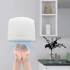 Electric Hand Dryer Compact Wall Mounted Automatic Air Hand Dryer with Infrared Sensor for Commercial Bathroom Hotel and Home
