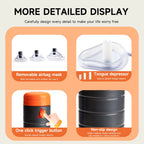 Portable Auto CPR Anti Choking Simple Rescue Device Emergency Life Saving Suction kits kids & Adult travel home
