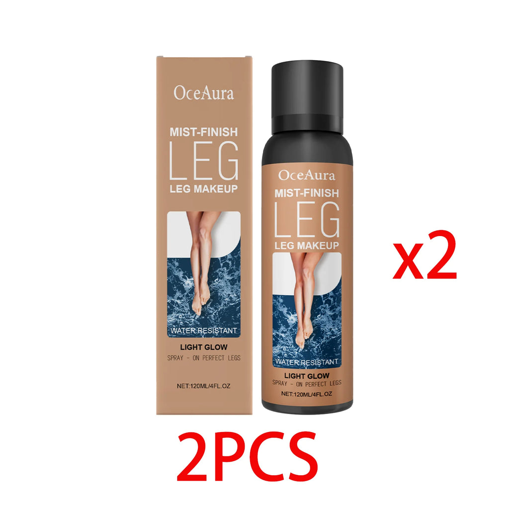 100ml Leg Makeup Long Lasting Waterproof Anti-Transfer Concealer Darkening Spray Even Skin Tone Wheat Tan Brown Tanning Spray