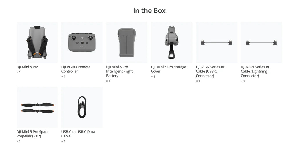 [EU STOCK] DJI Mini 5 Pro Ultra-Light & Foldable Drone with Camera 1-Inch CMOS Omnidirectional Obstacle Sensing ActiveTrack 360° 225° Gimbal Rotation 20km Transmission 4K Drone for Beginners C0