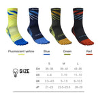 AONIJIE E4846 Sports Long Five-finger Socks Warm and Breathable Terry Socks Suitable for Mountaineering and Cross-country Hiking