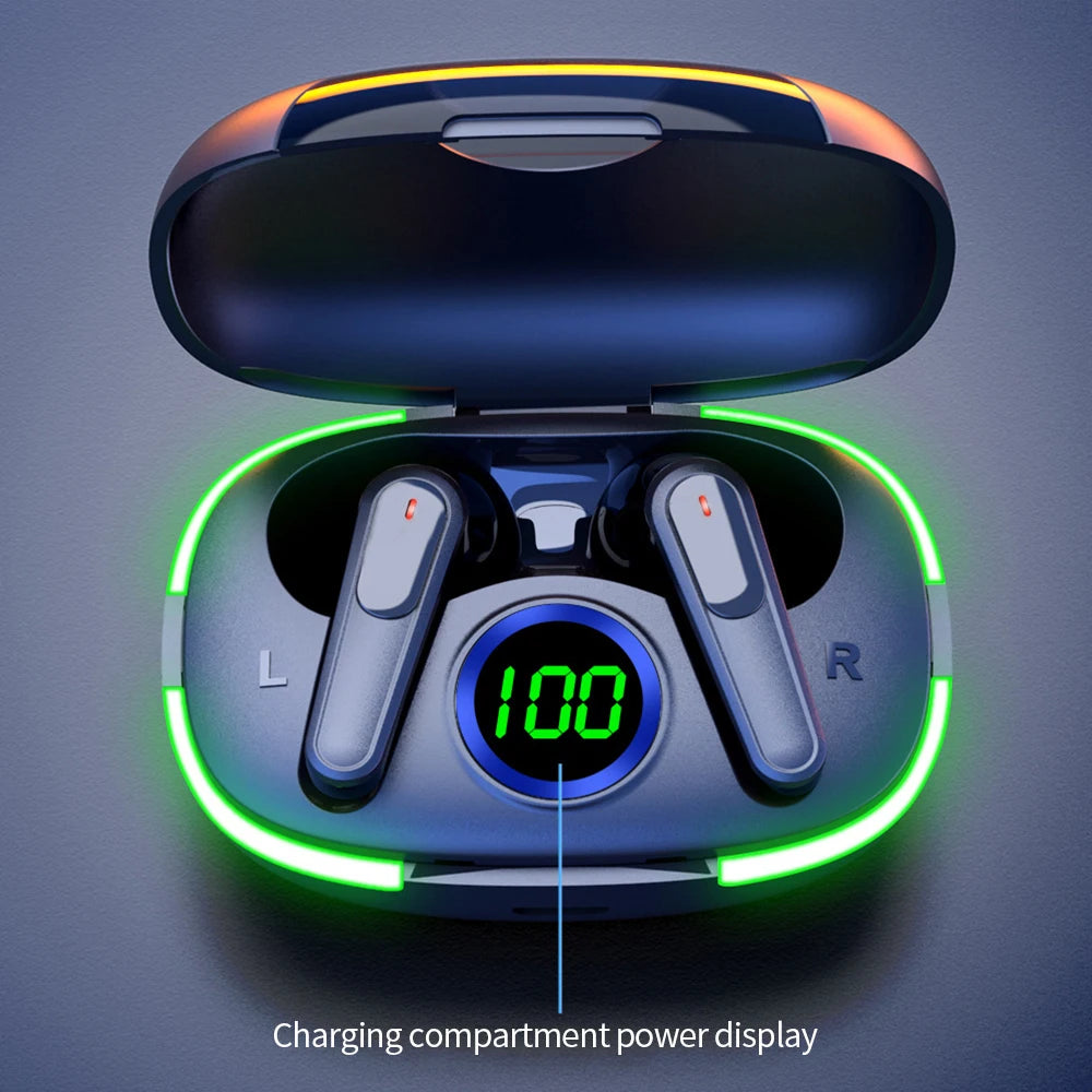 Pro80 Wireless Bluetooth-compatible Headphone With Microphon Headsets HiFi Sound Quality Low Latency Earphone Waterproof Earbuds