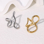 LATS Stainless Steel Gold Color Rings for Women Men 2024 Colorfast Popular Party Personalized Exaggerated Charms Jewelry Gifts