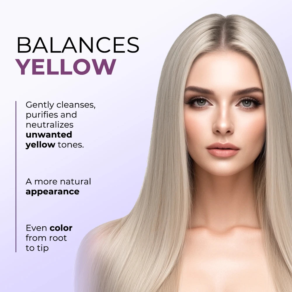 Karseell Purple Hair Mask 100ml/500ml Professional Neutralizes Brass Yellow Tones  For Blonde Silver Gray Highlighted Hair