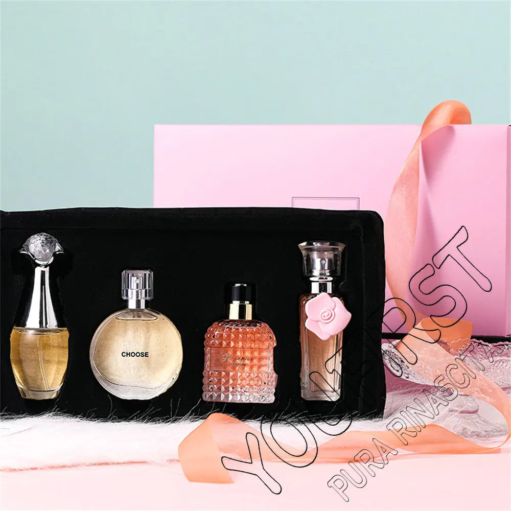 Brand Gift Box 4Pcs Set Perfume Women Parfum Femme 100ml Fresh Natural Floral Scent Spray Feminino Perfumes De Mujer Originales Secondary image