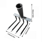 Weeding Hoe Rake 4/7/9/12 Teeth Farm Tool Weeding Scarifier Artifact Agricultural Nail Harrow Carbon Steel Garden Weeding Tools