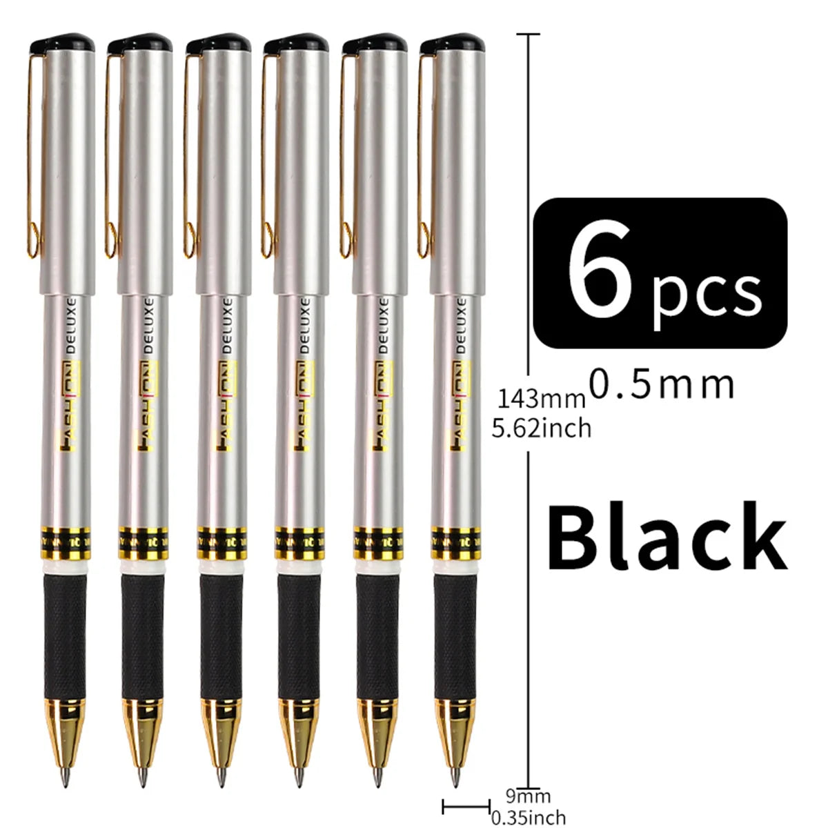 Gel Pen High Capacity Black/Blue Ink 0.5mm Superior Quality Very Good Writing Gel ink Pens Office & School Neutral Pen Supplies