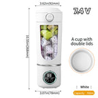 New Portable Juice Maker Blender for Shakes Smoothie 700ML Durable Juicer Steel Blades 2 In 1 Blender Bottle Smoothie Portable