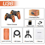 U36 Game Joystick with 50,000+ games pre-installed, 4K HD output, Retro game console, 3D, 40+ emulators, PSP, PS1