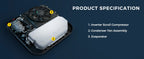 Sunster 12V/24V Fast Cooling Roof Air Conditioner Electric Cool RV Rooftop Parking for Truck Camper Van Caravans Motor home