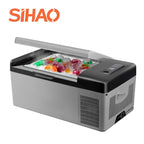Sihao Mini Fridge Refrigerator Portable Car Freezer 15L/20L 12V/24V Compressor Cooler for Traveling Camping Outdoor Activities