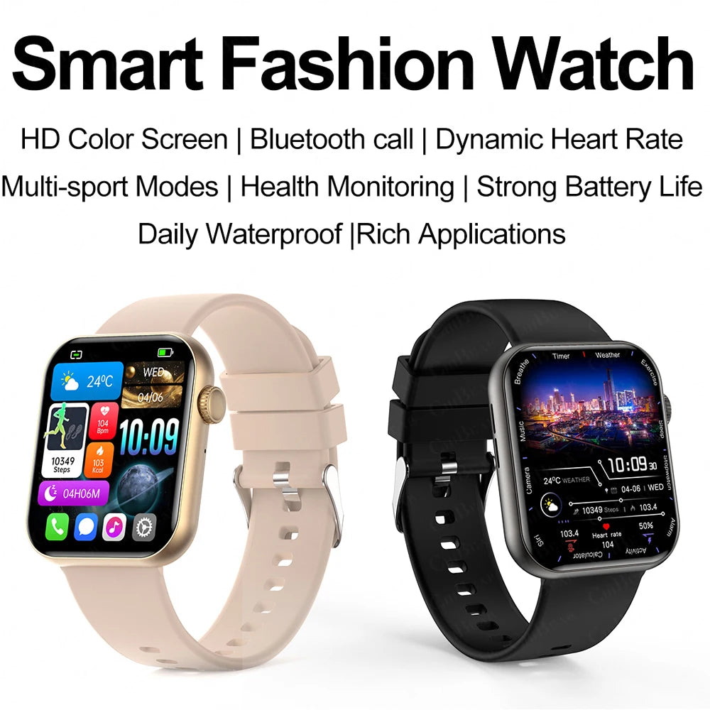 2025 New Sports Smart Watch Men Full Touch Screen Heart Rate Bluetooth Call 1.9 inch AI Voice IP68 Waterproof Smartwatch Women Secondary image