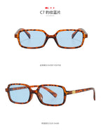 Luxurious Rectangle Sunglasses Women Oval Vintage Brand Designer Square Sun Glasses Men Shades Female Eyewear