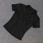 Women Slim Casual Sports Tops Solid Zipper Yoga Short Sleeve Coat Female Outfit Summer Clothes Running Fitness Shirts For Lady