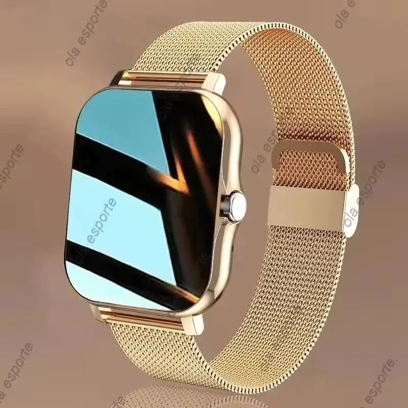 NEW 2025 Fashion SmartWatch Android Phone 2.01" Color Screen Full Touch Custom Dial Watch Women Bluetooth Call Smart Watch Men Main image