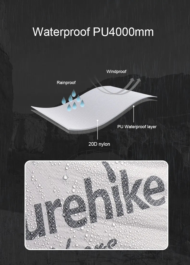 Naturehike Mongar UL 2 Tent 2 Person Backpacking Tent 20D Ultralight Travel Tent Waterproof Hiking Survival Outdoor Camping Tent