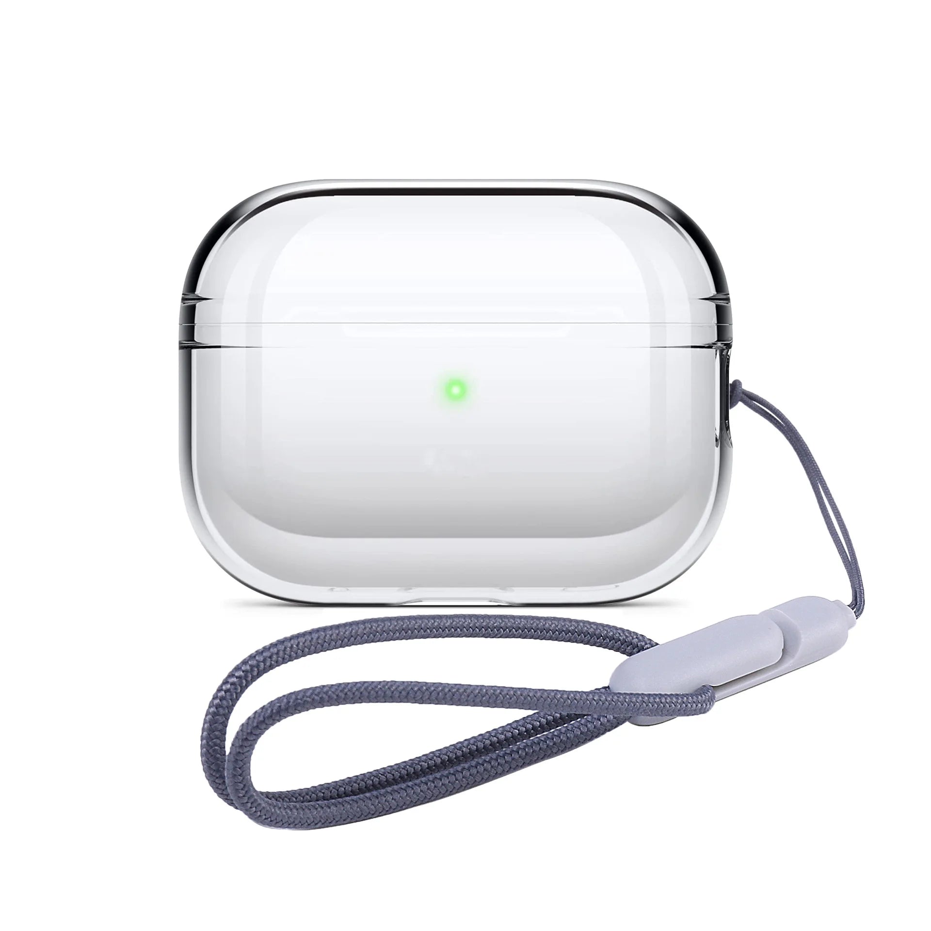 Clear Silicone Case for Airpods Pro 2 2022 Transparent Soft TPU Cover Case With Rope Earphone Accessories for Apple Airpod Pro 2