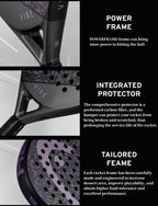 HEAD 2025 NEW Tennis Padel Rackets VIBE Series Carbon Fibre Eva Memory Flex Foam Core Padel Tennis Racquets Lightweight