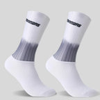 Anti Slip Silicone Summer Aero Socks Whiteline Cycling Socks Men Bicycle Sport Running Bike Socks Calcetines