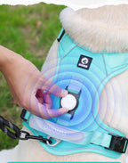 Anti Pull Dog Harness for Large Medium Dogs Reflective Escape Proof Tracker Chest Strap Breathable Adjustable Pet Supplies