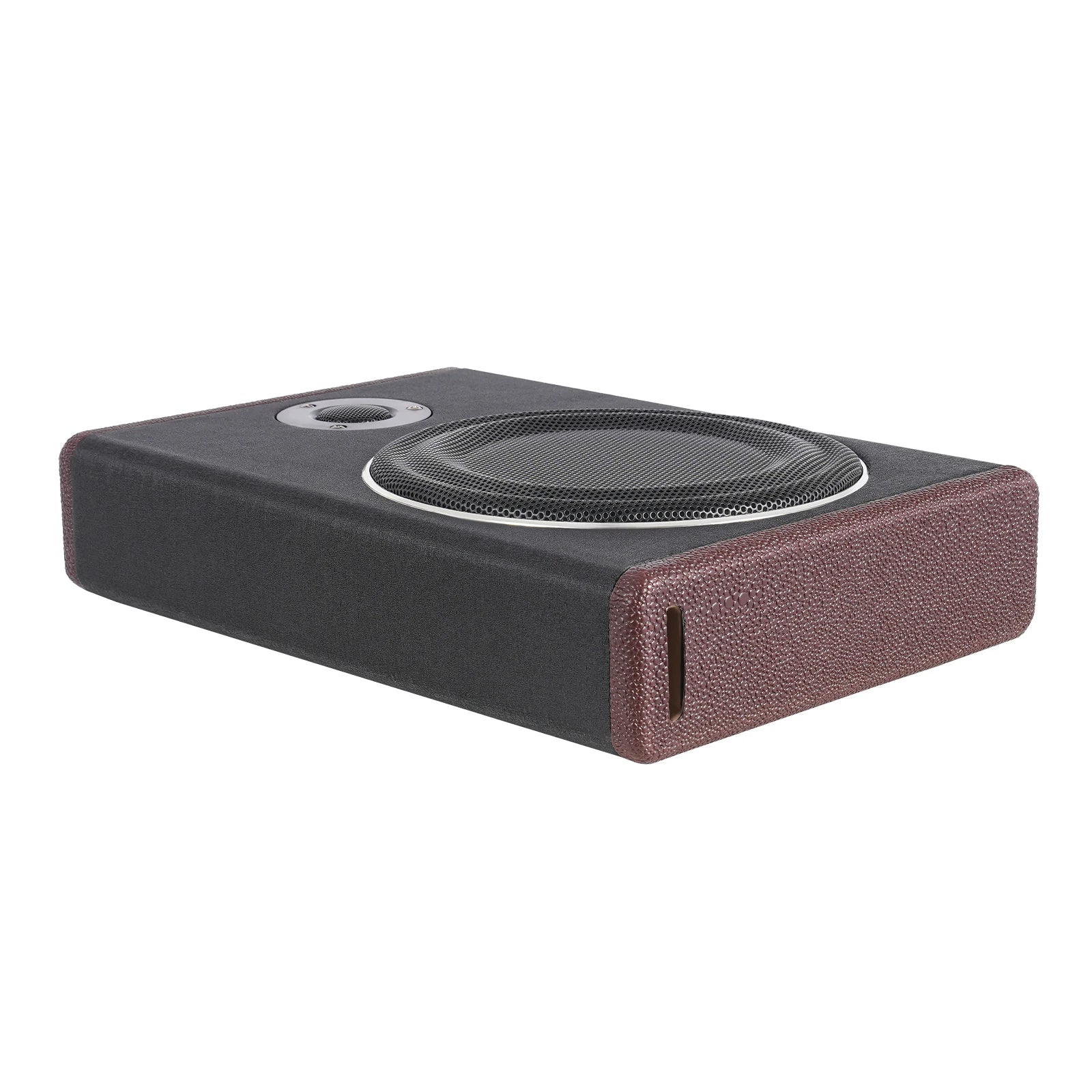 8 Inch Ultra Slim Car Subwoofer Under Seat 12V 600W Car Active Subwoofer Compact Car Bass Audio Car Stereo Amplifier Speaker
