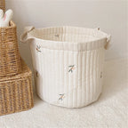 Cute Bear Embroidery INS Baby Bag Diaper Bag Caddy Nappy Cart Mummy Maternity Bag for Newborn - Storage Organizer for Toys And D