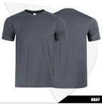 Muscle Training Compression T-shirt Man Running Dry Fit Tee Plain Color Plus Size Gym Men's T-shirts Sports Men Tops Sweatshirt