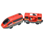 Locomotive Magnetic Car Electric Train Toys Fit All Brand Biro Wooden Diecast Slot Train Track Railway Educational Toys For Kids