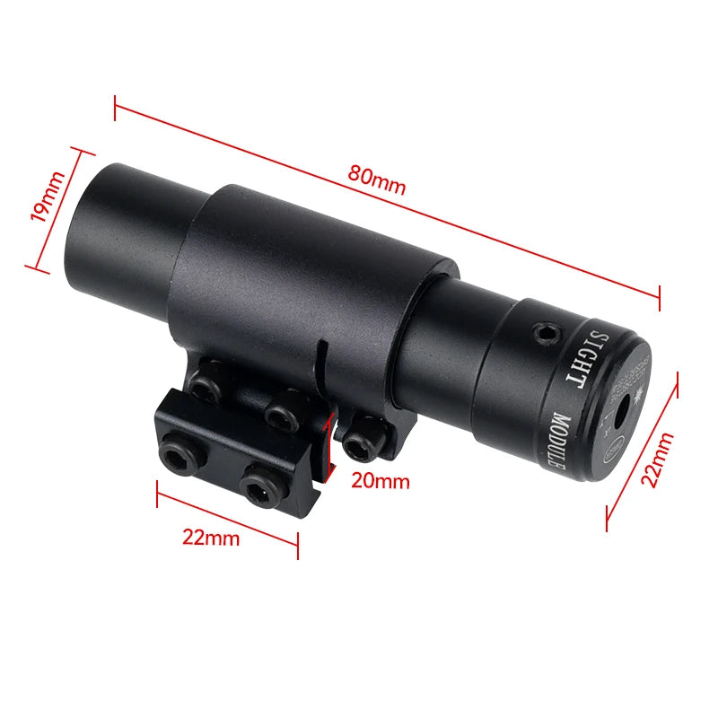 Outdoor Red Dot Red/Green Laser Sight Hunting Accsesories Sports Long Distance Laser Calibrator for 11/20mm Rail