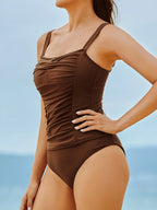 Strappy Slim Tankini Two Piece Swimsuit Women 2026 Swimwear Female Bathers Bathing Swimming Swim Suit Beachwear