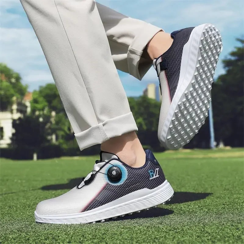 2026 New Good Quality Golf Training Shoe Men Rotating Buckle Designer Sneakers For Man Breathable Mens Outdoor Sports Shoes