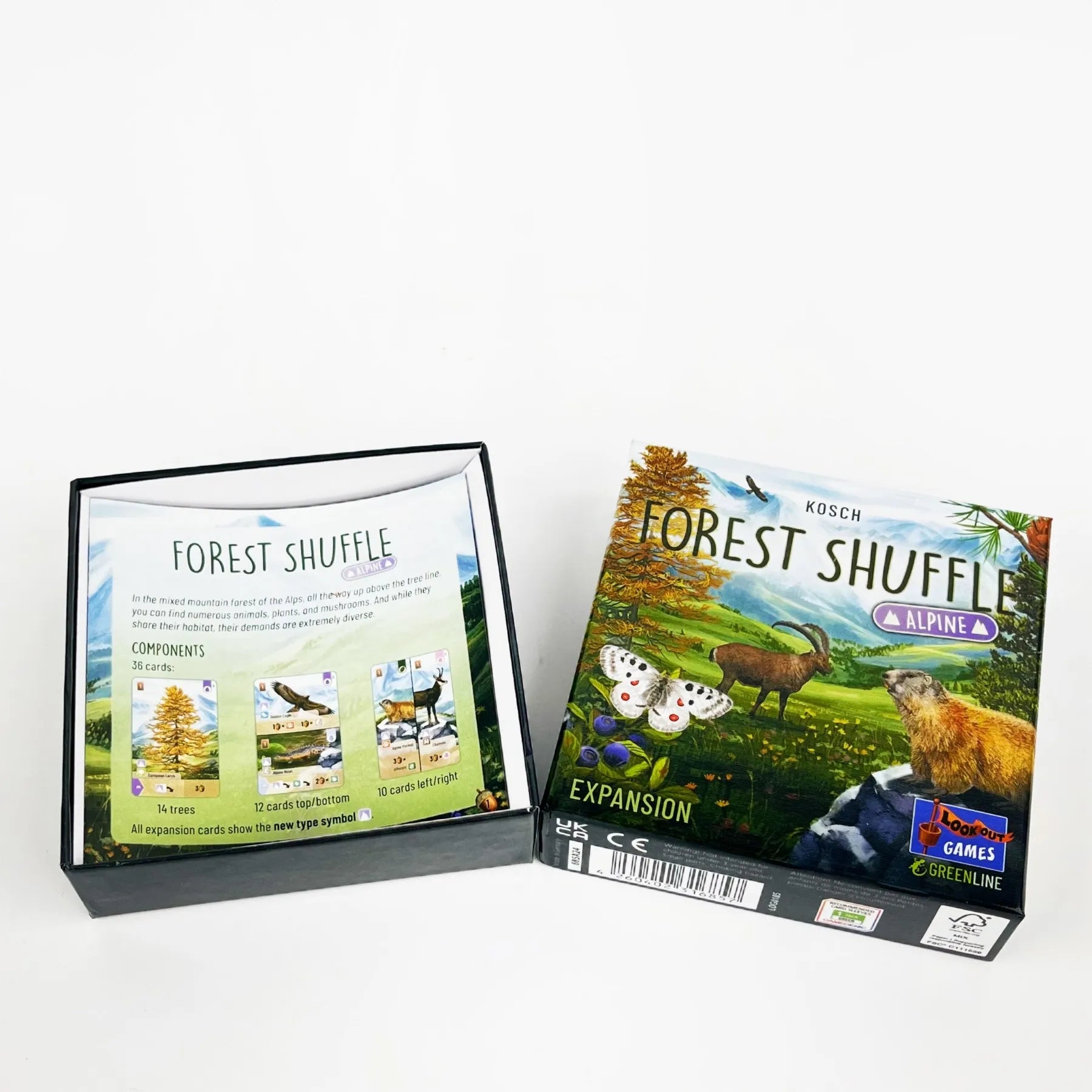 Forest Shuffle Card Game - Clever Strategy Game Fun Family Game for Kids and Adults - Woodland Edge、ALPINE、Expansion Game
