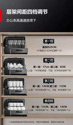 Mini countertop commercial sterilizer, small household countertop high-temperature cup sterilizer sterilizer for dishes flip-top