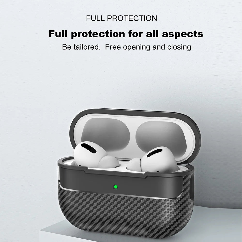 Carbon Fiber Case For AirPods Pro 2023 Wireless Earphone Case For AirPods Pro 2 3 1 Protective Cover For Air Pods Pro 2nd 3rd