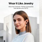 Baseus Bowie MC2 AIR Clip-on TWS Earbuds Ear Clips Wireless Earphones Bluetooth 6.0   Open earrings 4 Mic ENC Sports Headphone