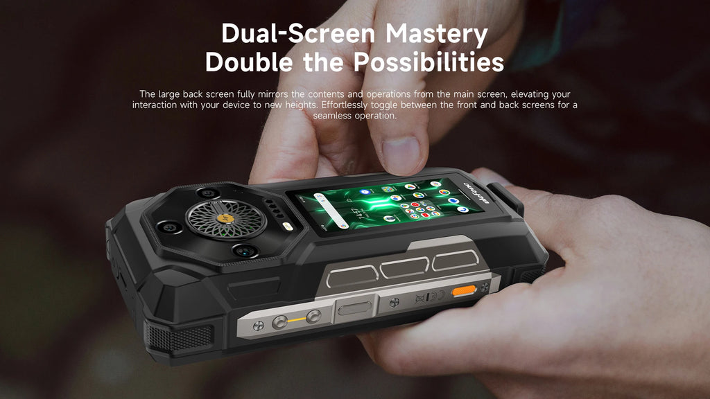 Ulefone Armor 33 Pro 5G Rugged Phone 25500 mAh 512GB ROM 120Hz 6.59”3.4" Rear Screen NFC Android Smartphone