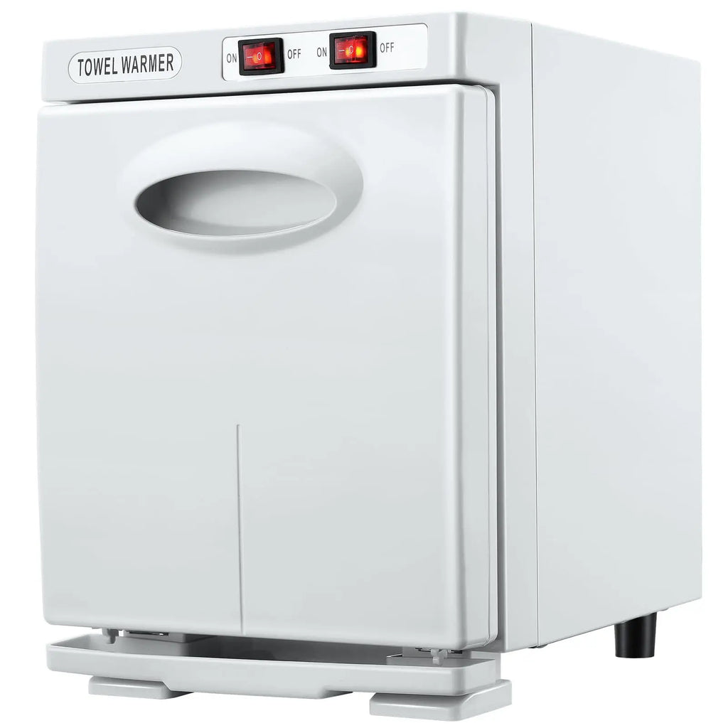 150W UV Ozone Heated Towel Sterilizer Cabinet  5L Fast Warm-Up for Spa Nail Salon 3-in-1 Disinfection with Heat & UV & Ozone