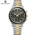New PAGANI DESIGN Moon Men Watch Retro Luxury Quartz Watches For Men Stainless steel Sport waterproof Chronograph Man+With BOX