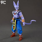9L3D Printed Dragon Ball Son Goku Vegeta Beerus Frieza Anime Lucky13 Dummy13 Titan13 Action Figures Multi-Jointed Movable Toys