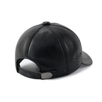 FEINION Men's Adjustable Baseball Cap Winter Driving Hunting Fishing Hat Genuine Leather Ivy Fashion Beret Flat Cap.