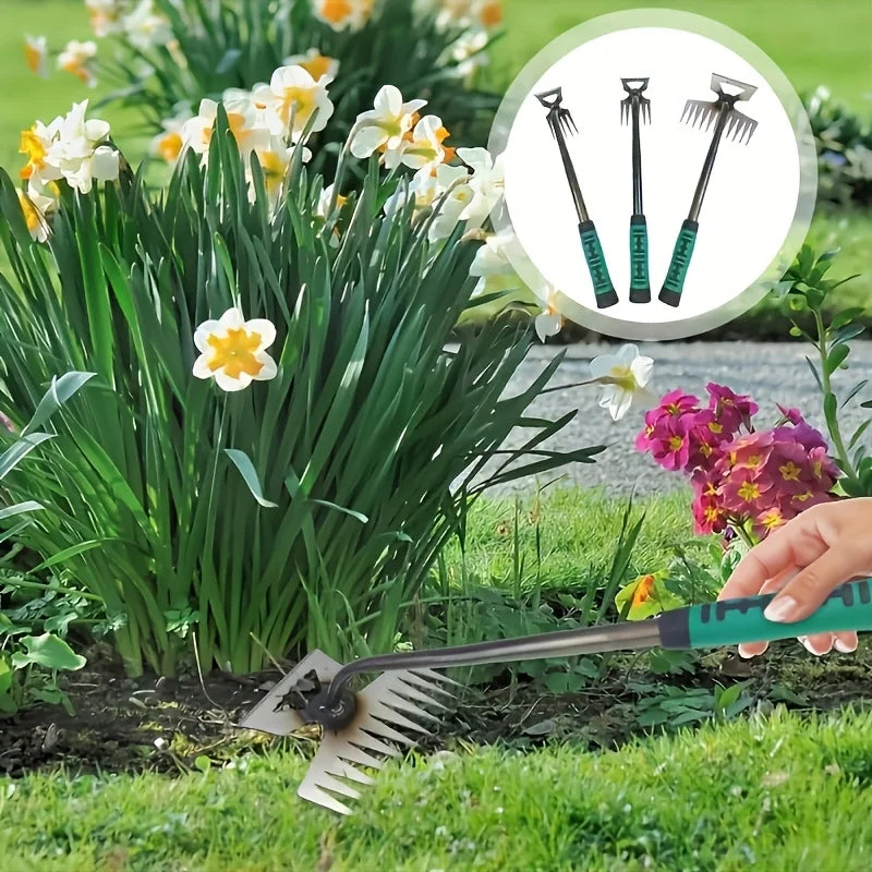 1set Retractable Garden Hoe For Home Use – Multi-Functional Tool For Weeding Digging Popular Gardening Tool Set Main image
