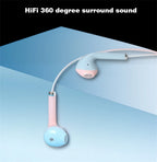 3.5mm Wired Headphones With Bass Earbuds Stereo Earphone Music Sport Gaming Headset With mic For Xiaomi IPhone Huawei Samsung