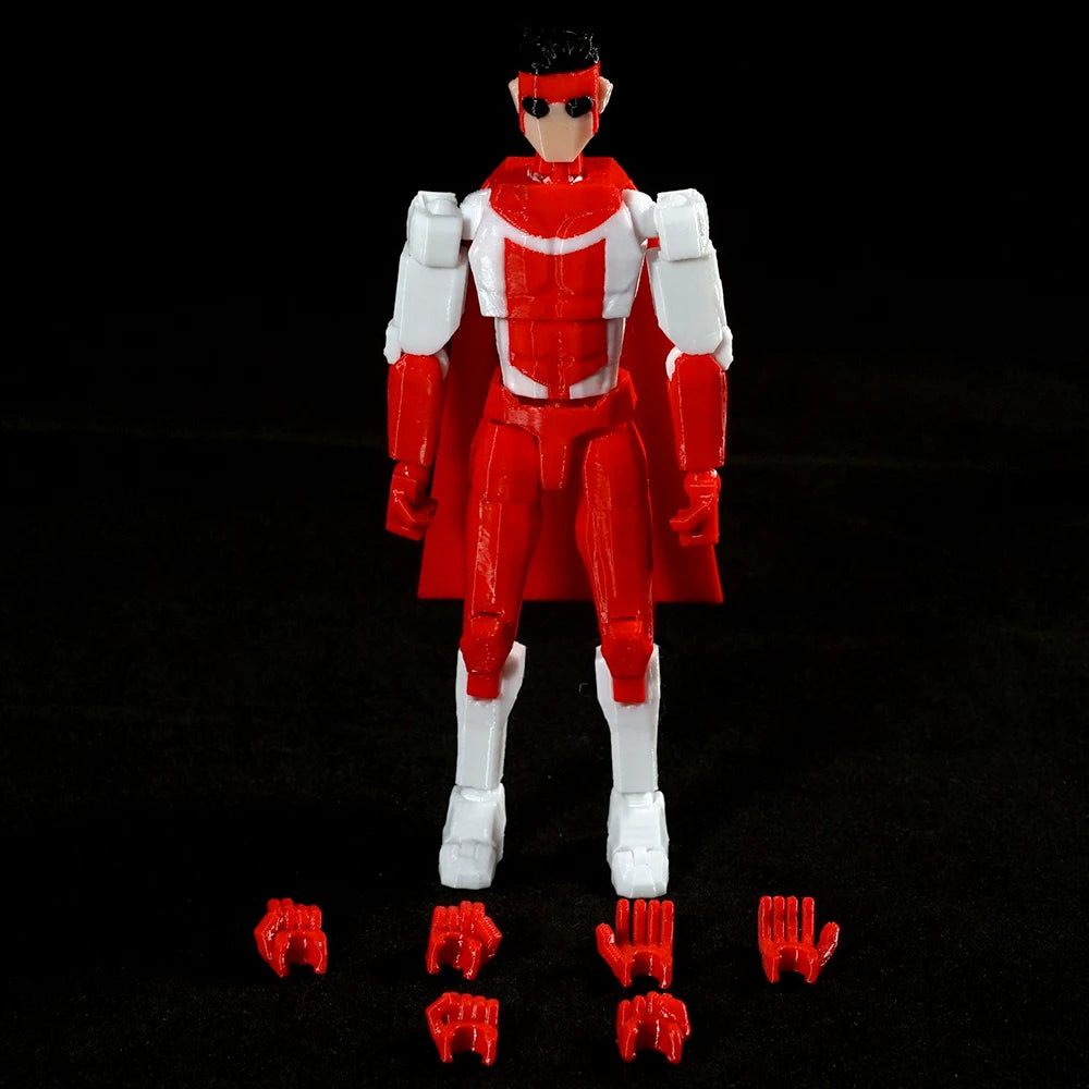 3D Printed Invincible Toys Action Figures Anime Model Lucky Dummy 13 Superheroes Mark Thragg Multi-Jointed Toy Ornaments Gifts
