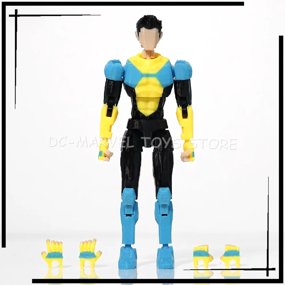 In Stock New 3d Printed Invincible Toys Action Figures T13 Dummy 13 Superheroes Multi-Jointed Movable Shapeshift Toys