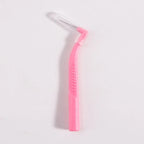 100pcs L-Shape Interdental Brush Wire Orthodontic Interdental Brush Orthodontic Toothbrush Soft Bristle Oral Care