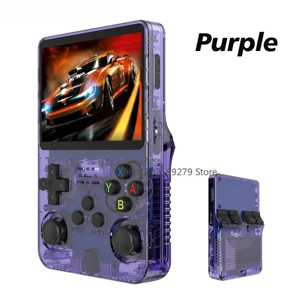 128G R36S Retro Handheld Video Game Console Linux System 3.5 Inch IPS Screen R35s Pro Portable Pocket Video Player 64GB Games Secondary image